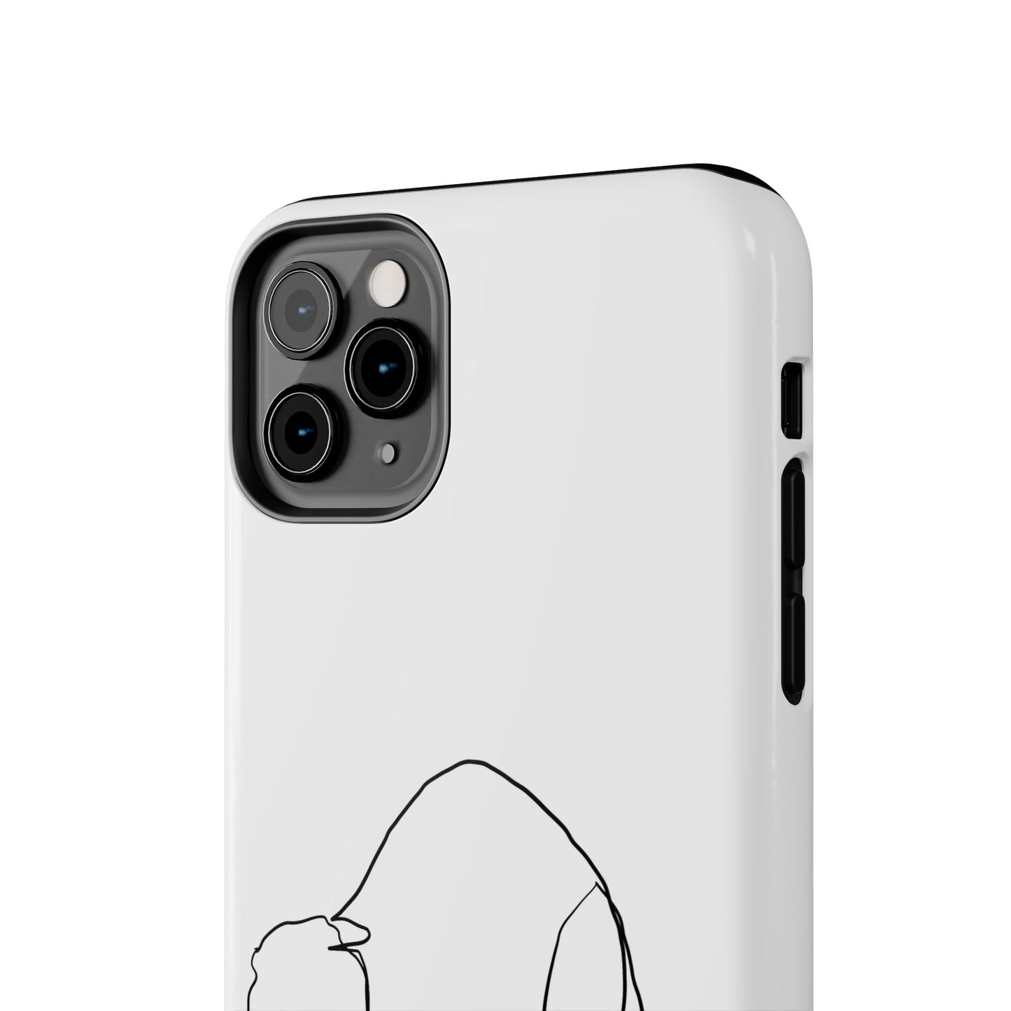 Cat Phone Case - Monoline Design