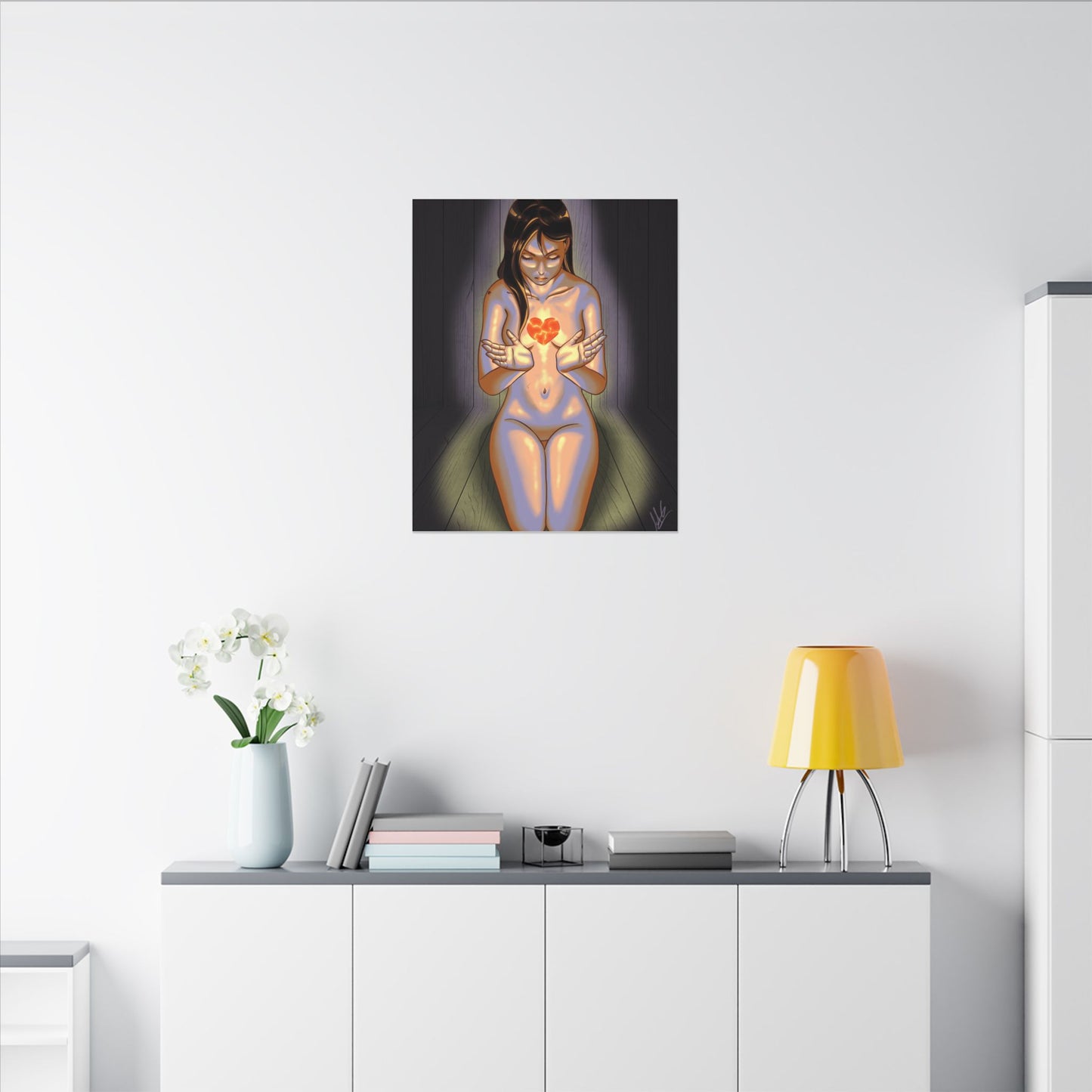 Canvas Art - Kintsugi Soul Repair Matte Canvas Print