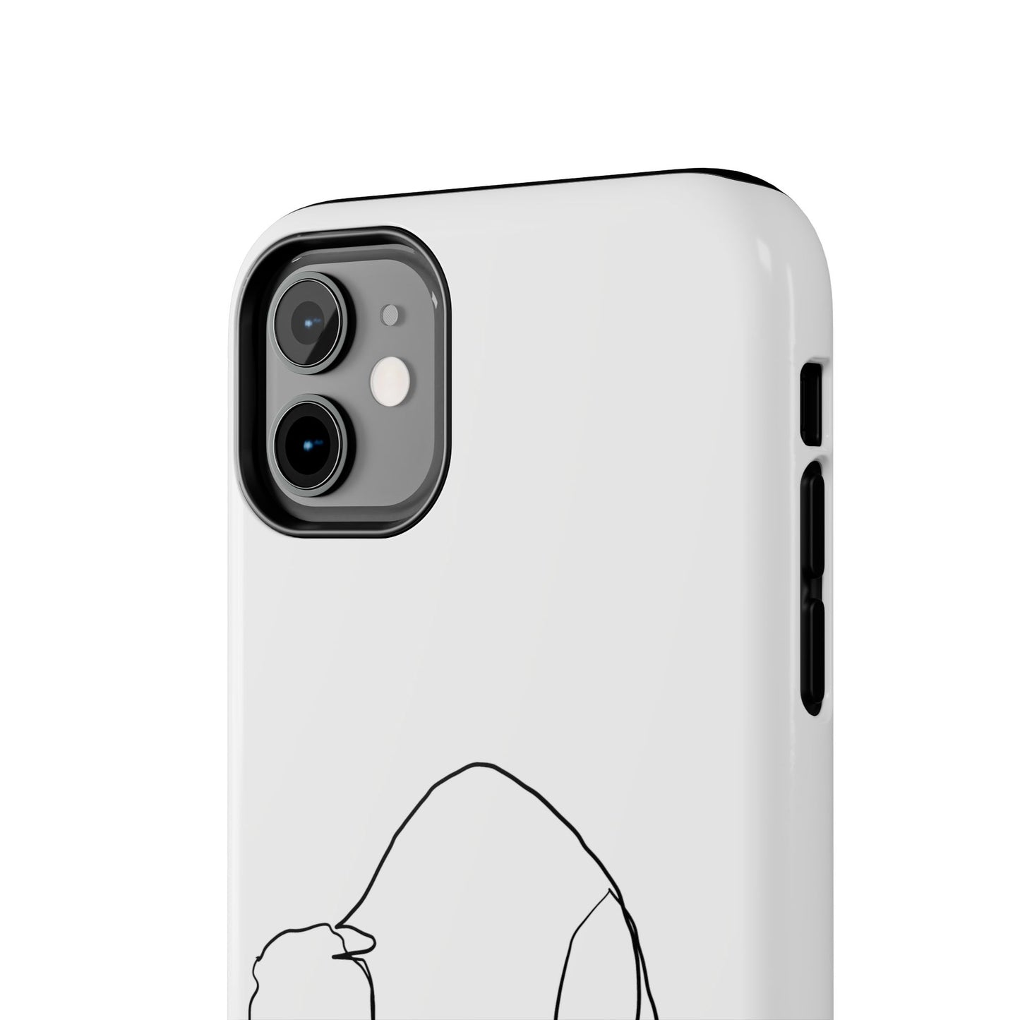 Cat Phone Case - Monoline Design
