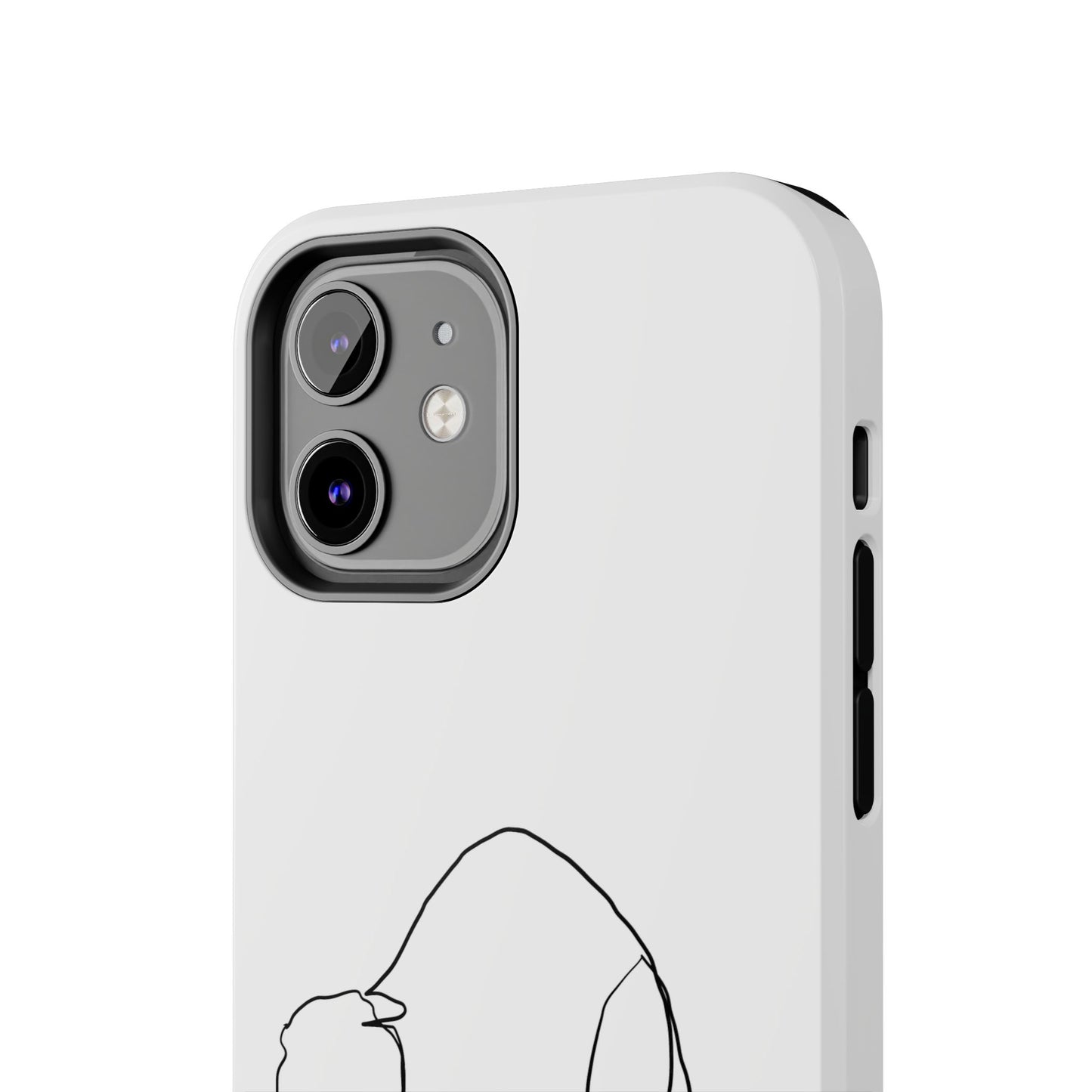 Cat Phone Case - Monoline Design