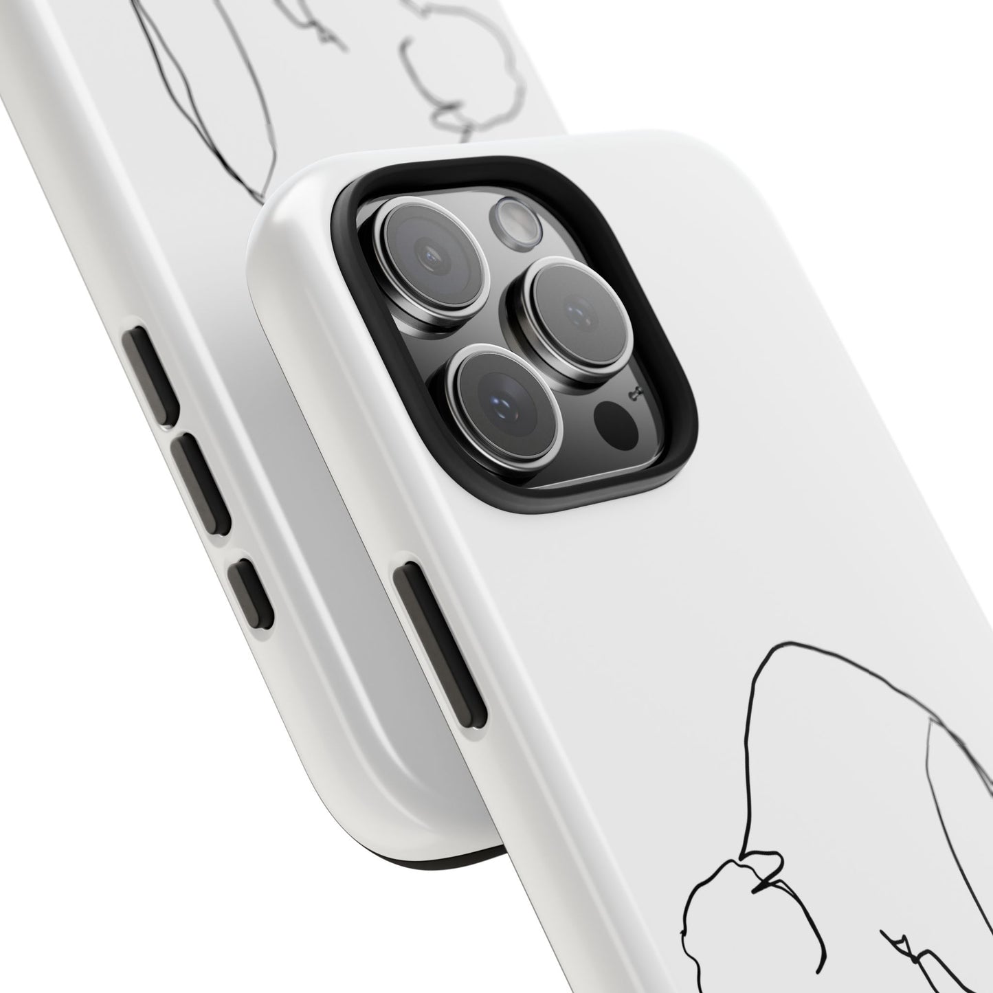 Cat Phone Case - Monoline Design