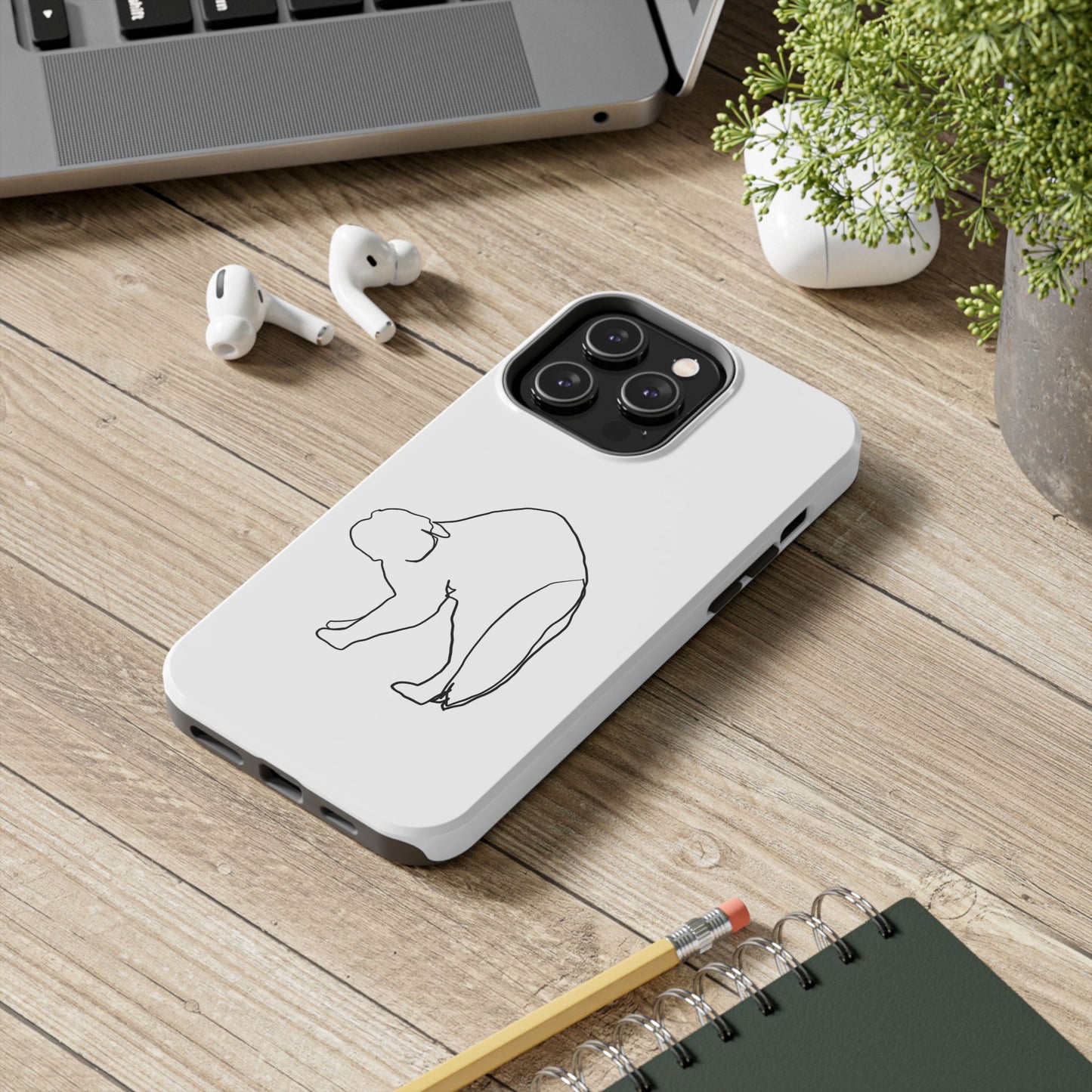 Cat Phone Case - Monoline Design