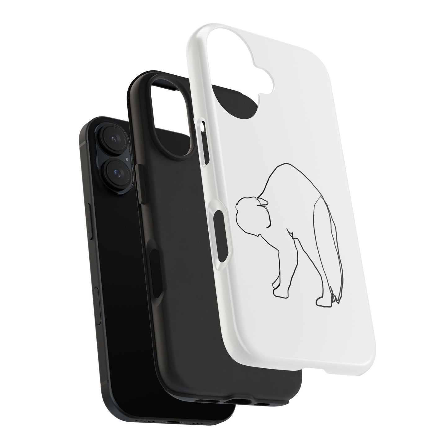 Cat Phone Case - Monoline Design