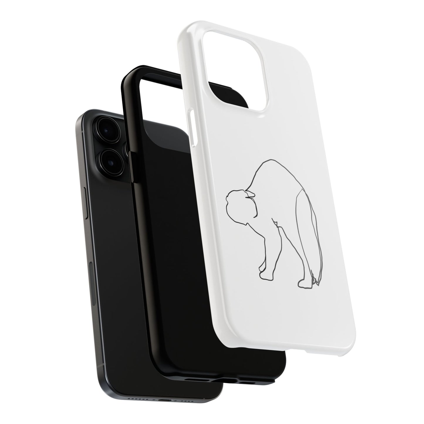 Cat Phone Case - Monoline Design