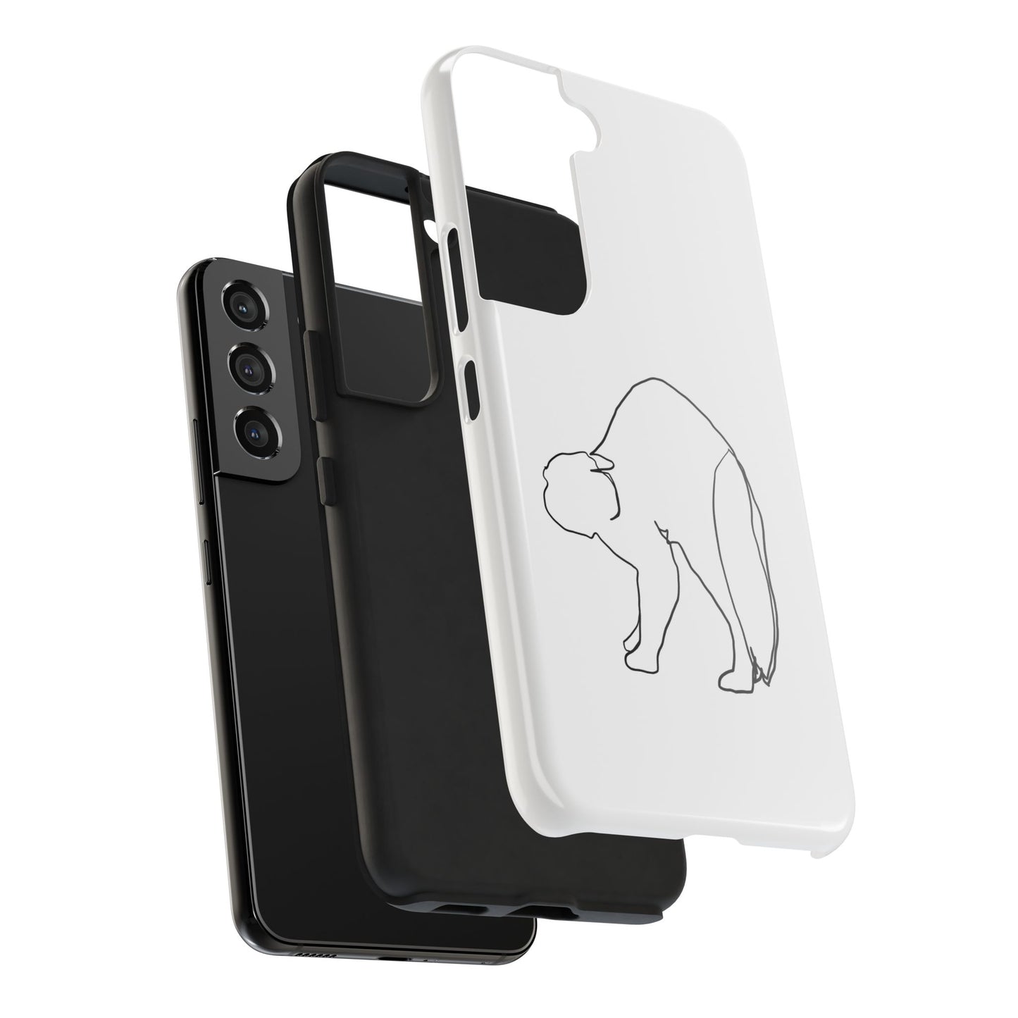 Cat Phone Case - Monoline Design