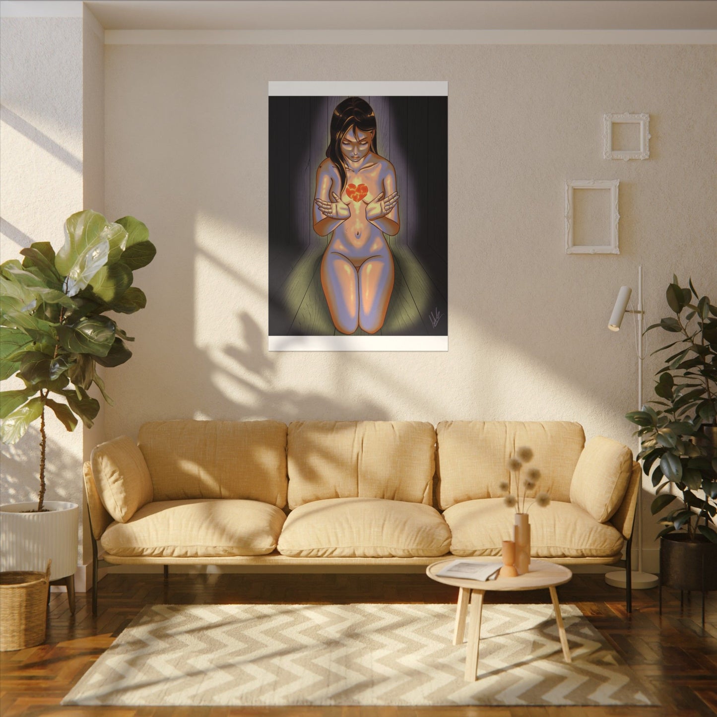 Canvas Art - Kintsugi Soul Repair Matte Canvas Print