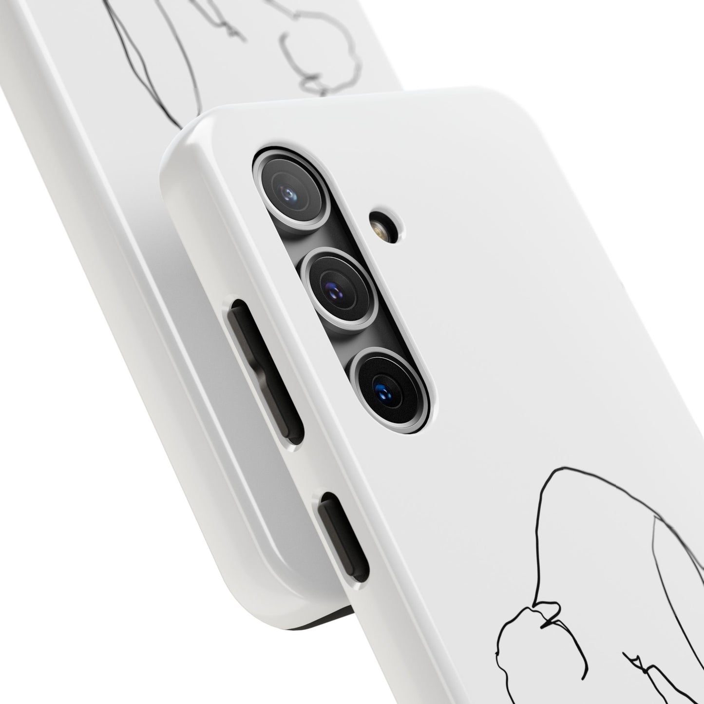 Cat Phone Case - Monoline Design